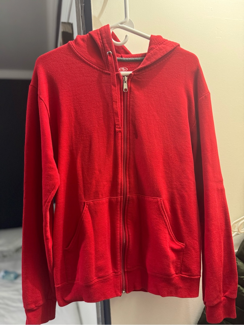 Red Zip-Up Hoodie
